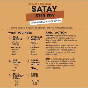 Mingle Low FODMAP Satay Stir-fry Seasoning (30g)