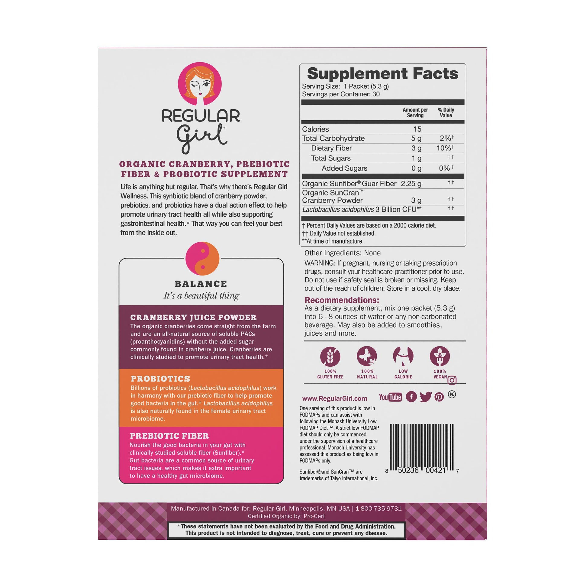 Regular Girl® Wellness - 2 Month Supply (60 Days)