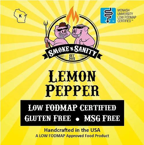 Smoke N' Sanity Lemon Pepper (130g)-Seasonings & Spices-Foods ﻿Online Australia | FodShop