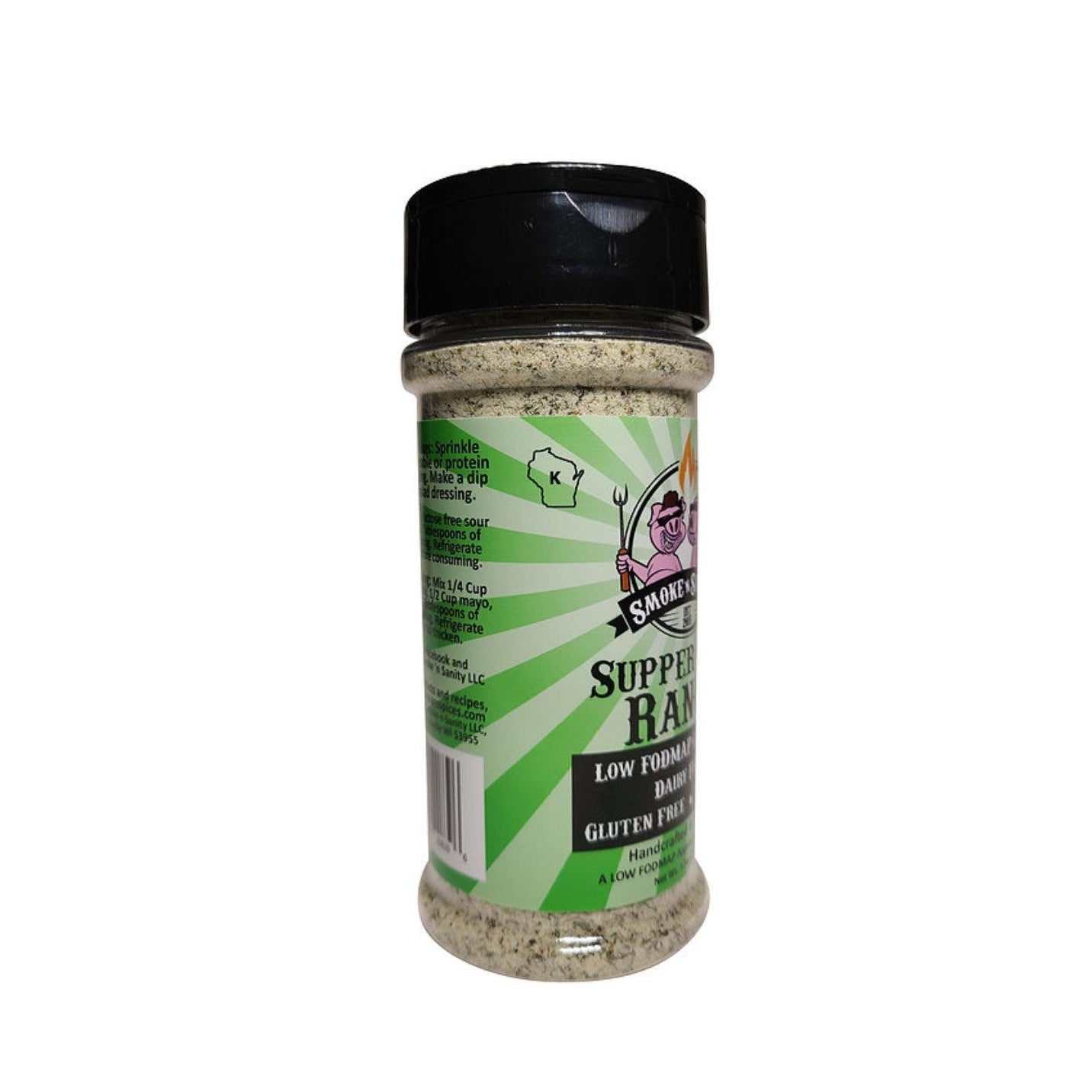 Smoke N' Sanity Supper Club Ranch (156g)-Seasonings & Spices-Foods ﻿Online Australia | FodShop