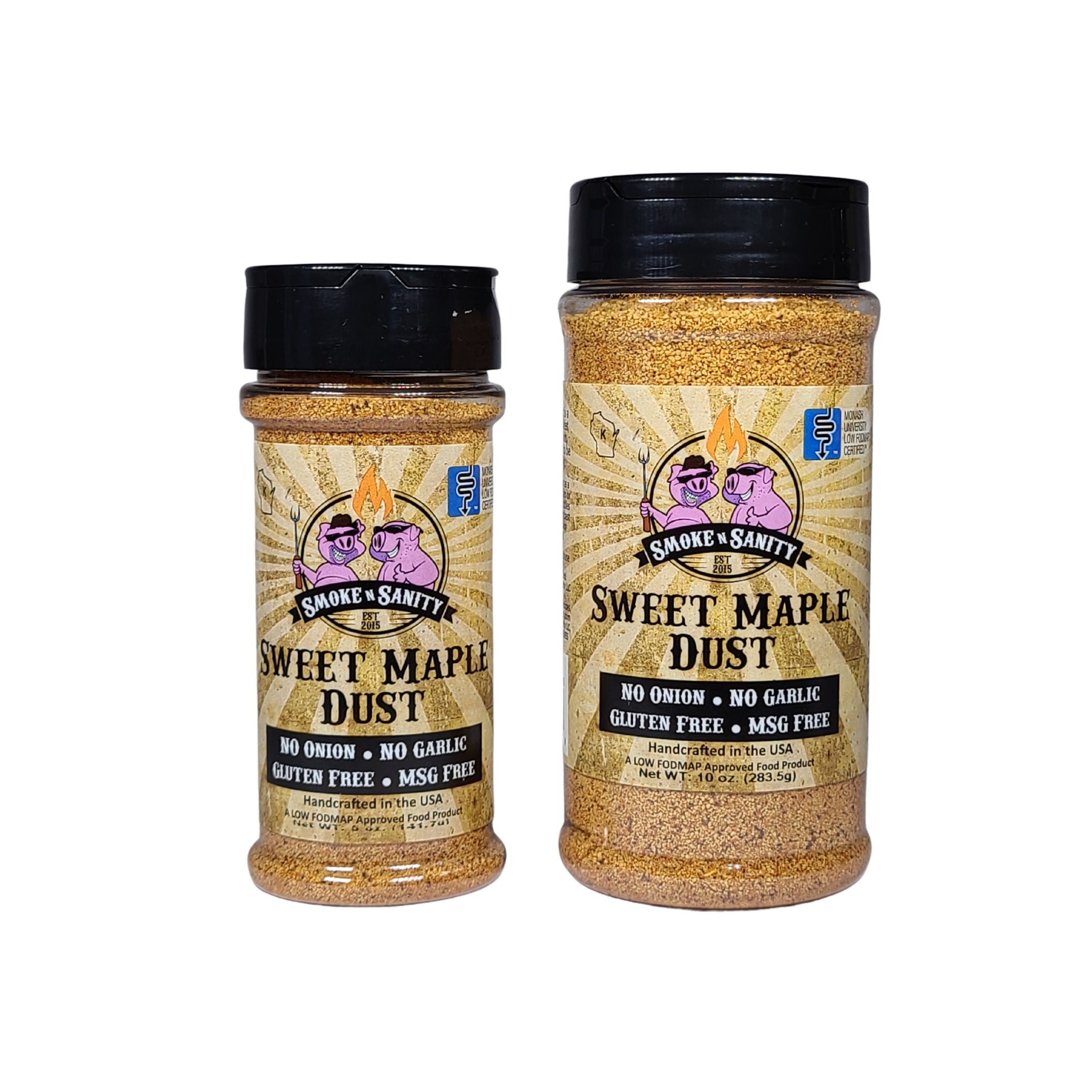 Smoke N' Sanity Sweet Maple Dust - Large Size (285g)-Seasonings & Spices-Foods ﻿Online Australia | FodShop