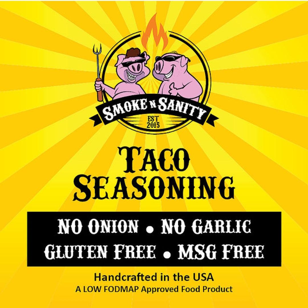Smoke N' Sanity Taco Seasoning (100g)-Seasonings & Spices-Foods ﻿Online Australia | FodShop