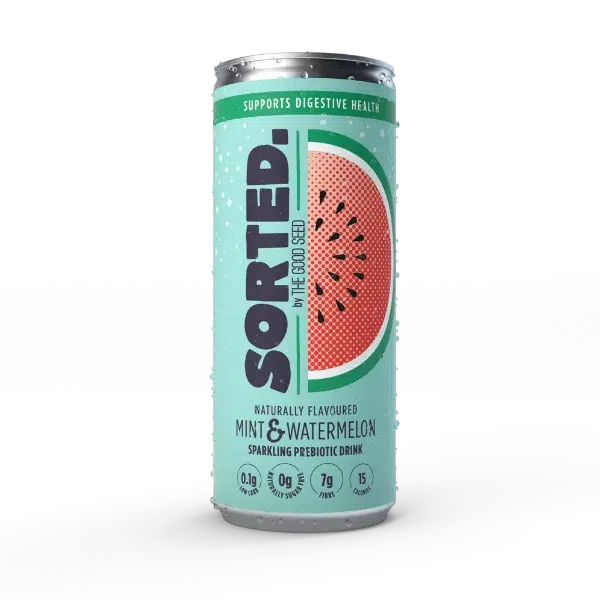 Sorted Sparkling Prebiotic Drink - Mint & Watermelon (250ml) - VIC Pickup Only-Flavored Carbonated Water-Foods ﻿Online Australia | FodShop