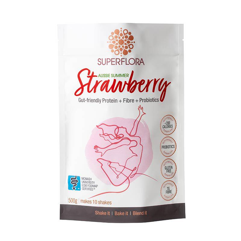 Noisy Guts Superflora Aussie Summer Strawberry (500g)