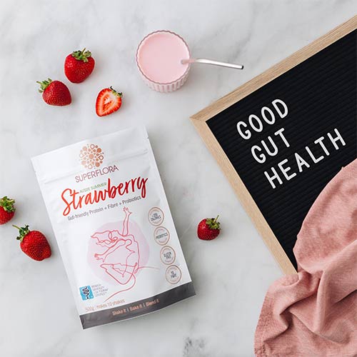 Noisy Guts Superflora Aussie Summer Strawberry (500g)