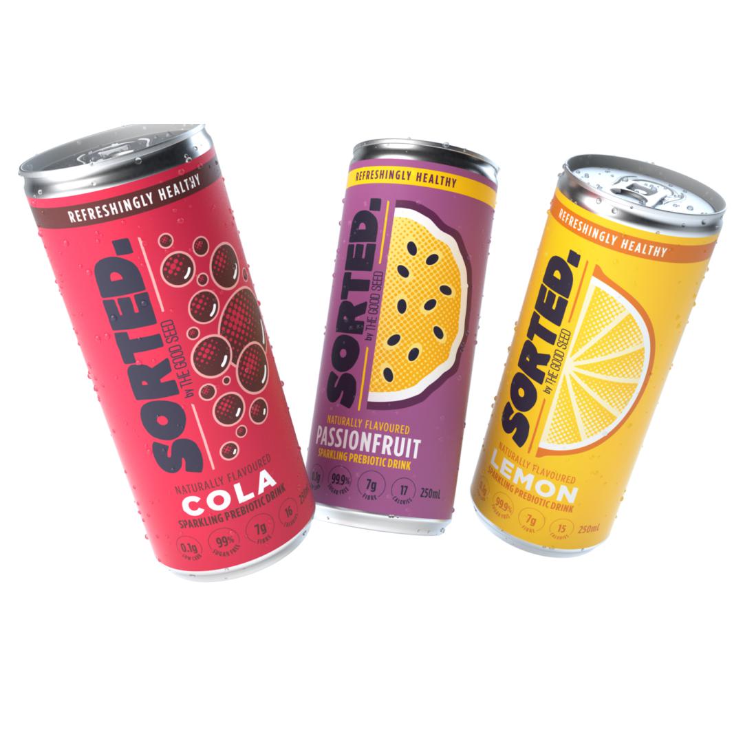 Sorted Sparkling Prebiotic Drink - Cola (250ml)