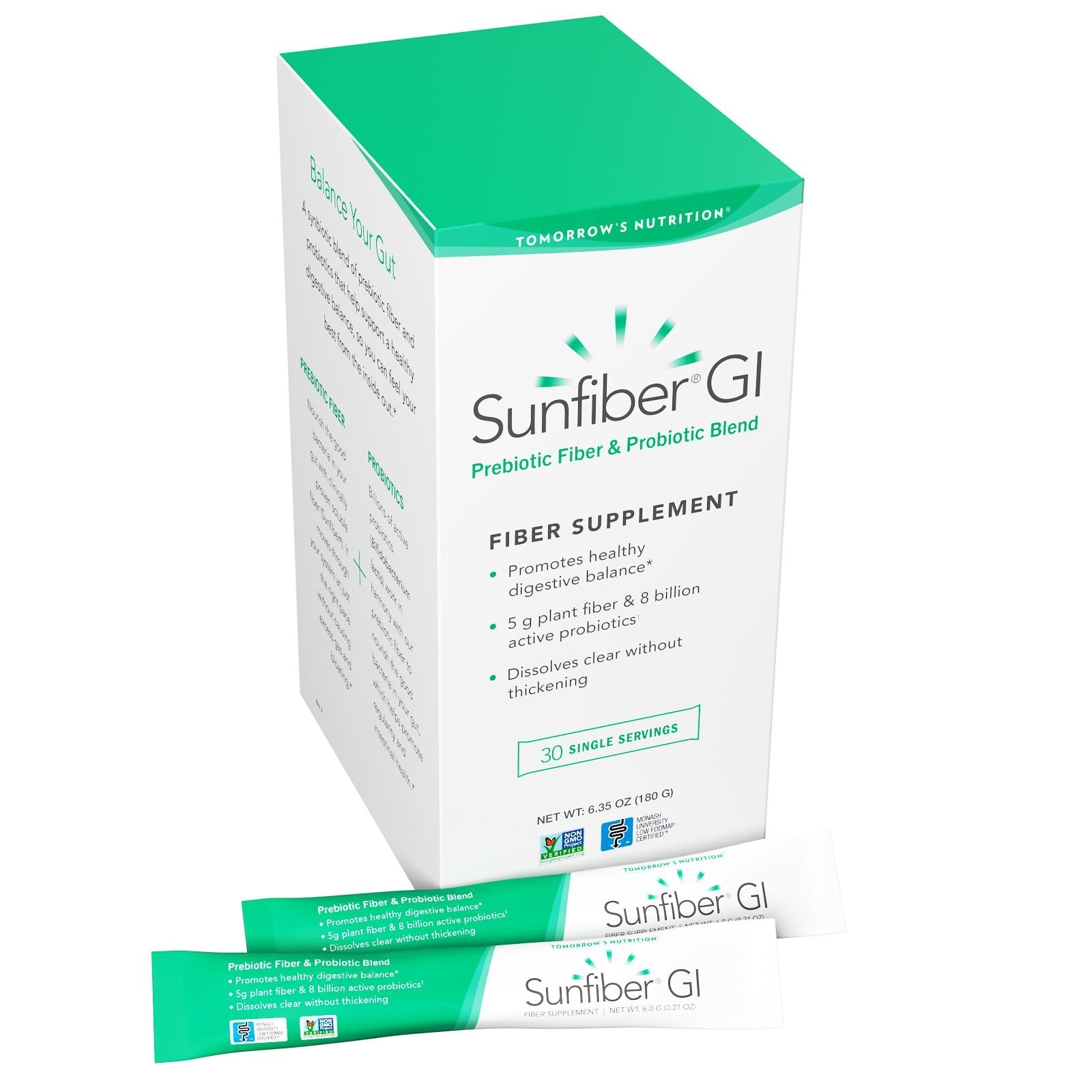 Tomorrow's Nutrition Sunfiber GI (180g)-Vitamins & Supplements-Foods ﻿Online Australia | FodShop