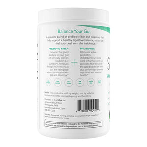 Tomorrow's Nutrition Sunfiber GI Partially Hydrolysed Guar Gum PHGG + Probiotics - 30 Day Powder Cannister (180g)