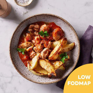 Dineamic Low FODMAP Cacciatore with Potato Wedges -  FRESH PRODUCT, DELIVERY ONLY