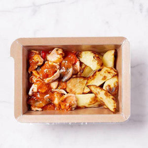 Dineamic Low FODMAP Cacciatore with Potato Wedges -  FRESH PRODUCT, DELIVERY ONLY