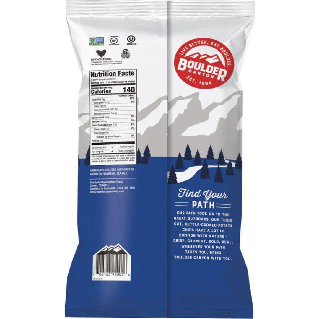 Boulder Canyon Classic Sea Salt Potato Chips (142g)