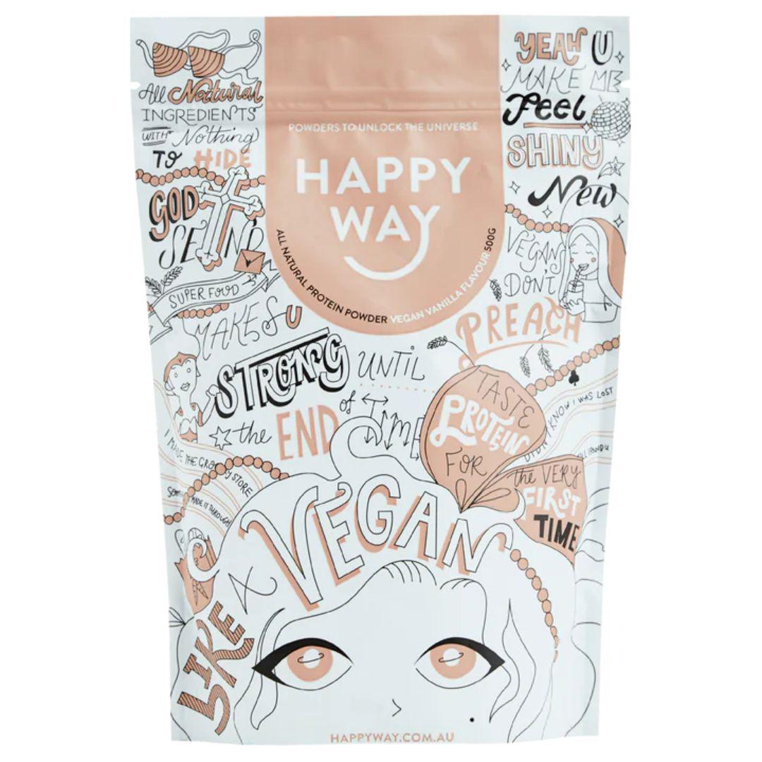 Happy Way Pea Protein Powder Vanilla (1kg)