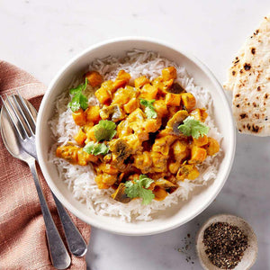Dineamic Low FODMAP Southern Indian Vegetable Curry with Basmati Rice -  FRESH PRODUCT, DELIVERY ONLY