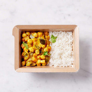 Dineamic Low FODMAP Southern Indian Vegetable Curry with Basmati Rice -  FRESH PRODUCT, DELIVERY ONLY