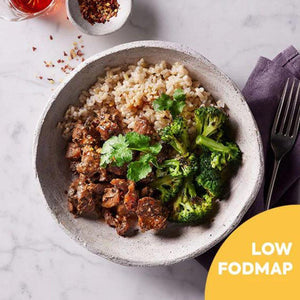 Dineamic Low FODMAP Maple Pork with Brown Rice & Sesame Broccoli - FRESH PRODUCT, DELIVERY ONLY