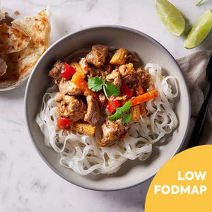 Dineamic Low FODMAP Sweet & Sour Pork with Rice Noodles - FRESH PRODUCT, DELIVERY ONLY