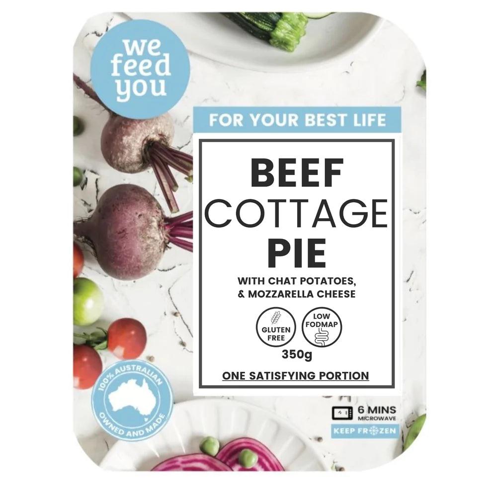We Feed You Beef Cottage Pie Topped with Chat Potatoes & Mozzarella Cheese (350g) - FROZEN PRODUCT, DELIVERY ONLY