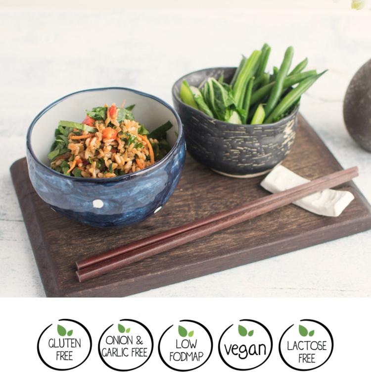 We Feed You Asian Vegetables with Brown Rice & Vietnamese Mint - FROZEN PRODUCT - DELIVERY ONLY-Prepared Meals & Entrées-Foods ﻿Online Australia | FodShop