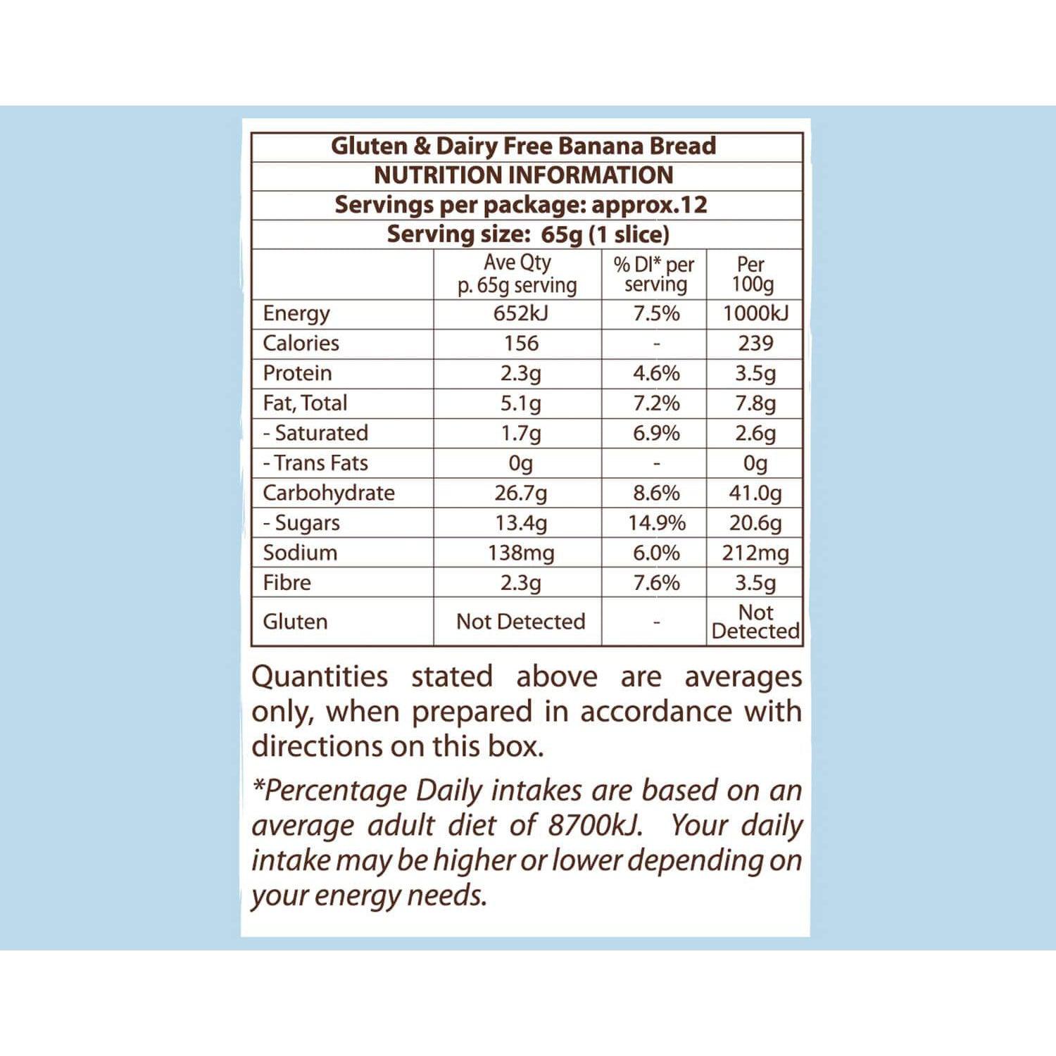 YesYouCan Banana Bread Mix (450g)-Food-Foods ﻿Online Australia | FodShop