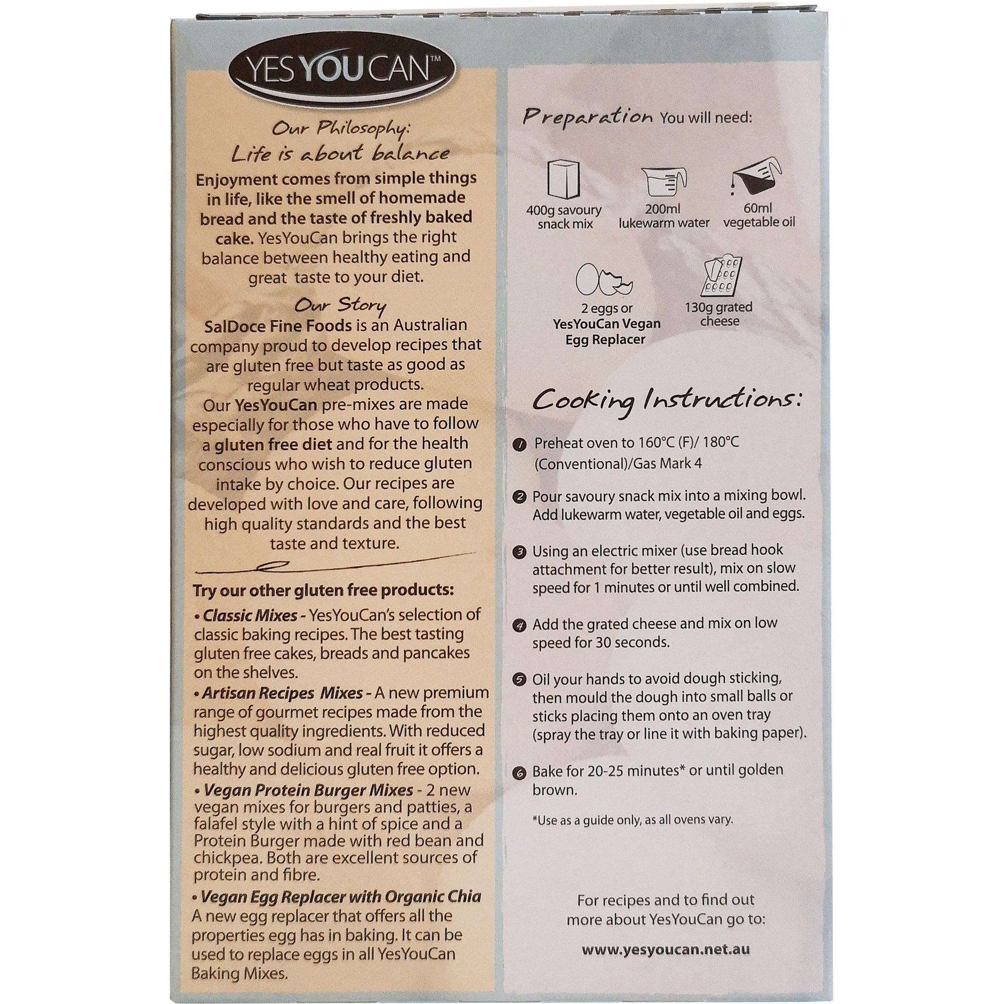 YesYouCan Savoury Snack Mix (400g)-Food-Foods ﻿Online Australia | FodShop