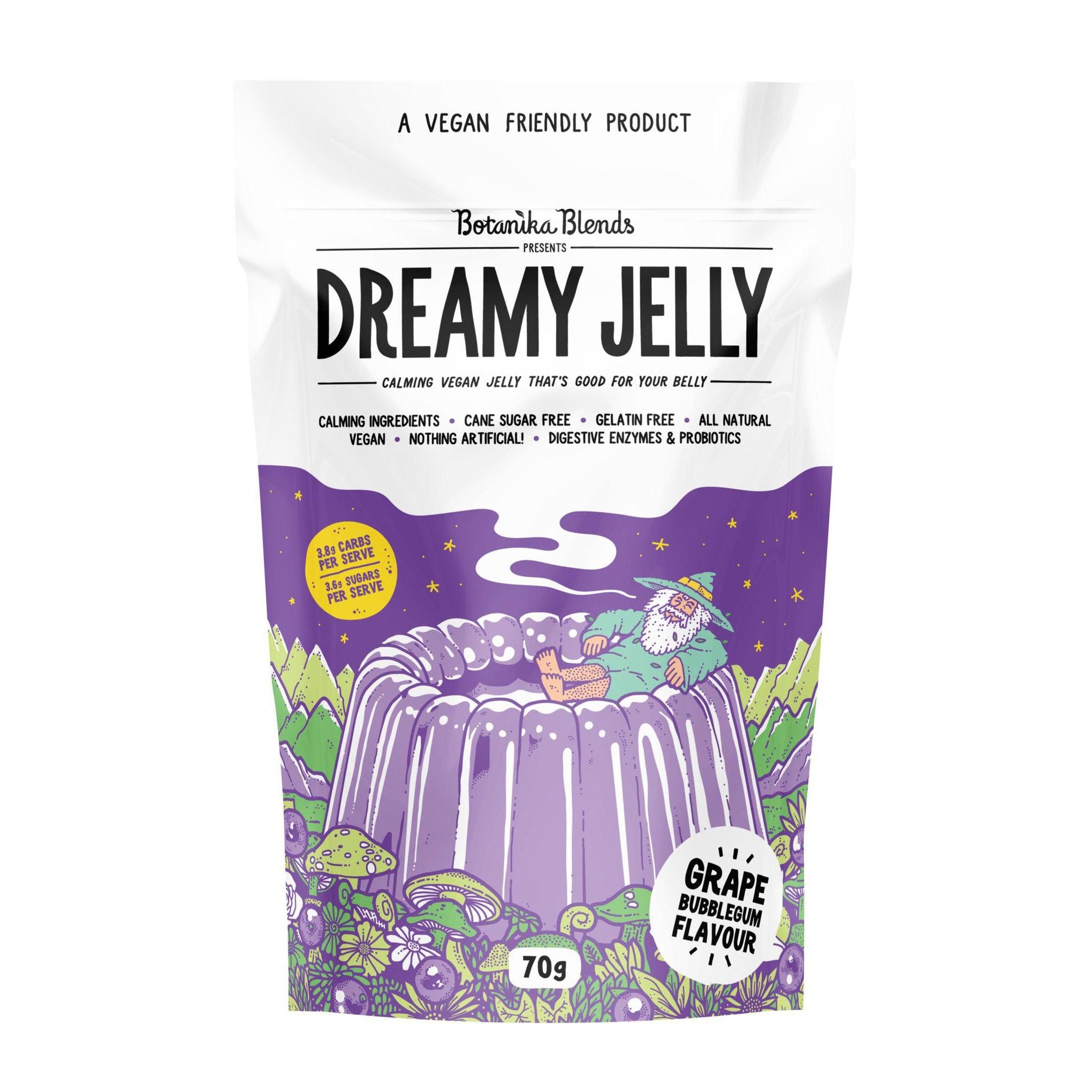 Botanika Blends Dreamy Jelly - Grape Bubblegum (70g)-Pudding & Gelatin Snacks-Foods ﻿Online Australia | FodShop