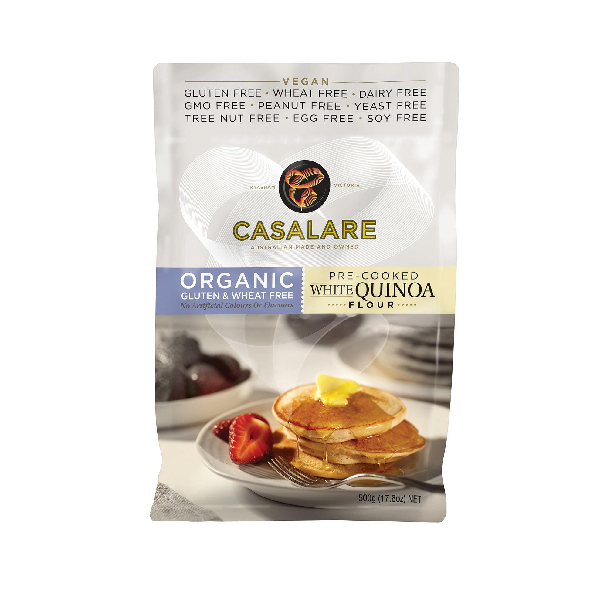 Casalare Pre-Cooked White Quinoa Flour (500g)-Flour-Foods ﻿Online Australia | FodShop