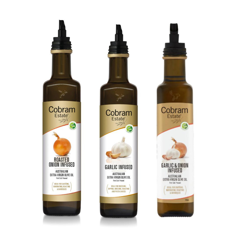 Cobram Estate Garlic & Onion Infusion Trio (800g) Foods