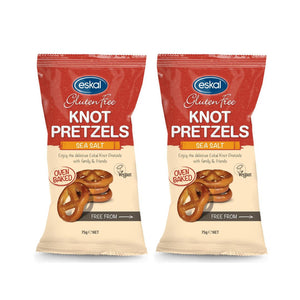 Eskal Gluten Free Knot Pretzels (2 x 75g)