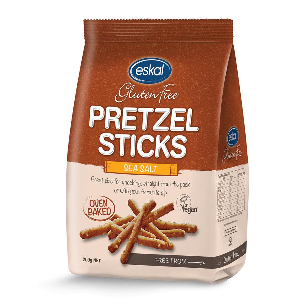 Eskal Pretzel Sticks Sea Salt (200g)-Pretzels-Foods ﻿Online Australia | FodShop