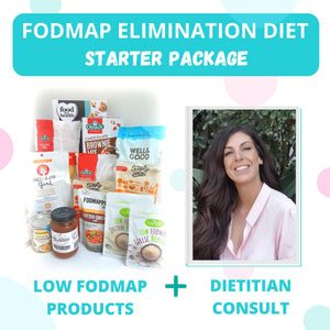 FodShop's Low FODMAP Elimination Diet Starter Bundle - INCLUDES x1 INITIAL DIETITIAN CONSULTATION (WA)