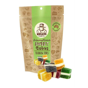 Kellys Candy Co Pouch Rainbow Jellies (250g)