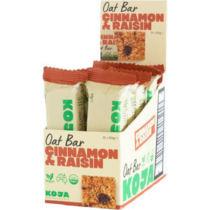 KOJA Cinnamon & Raisin Oat Bar (12 x 60g)
