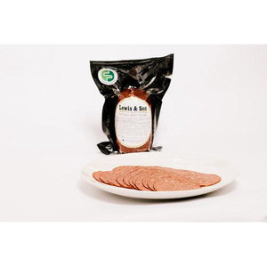 Lewis & Son Natural Beef Salami Chub (500g) - REQUIRES REFRIGERATION
