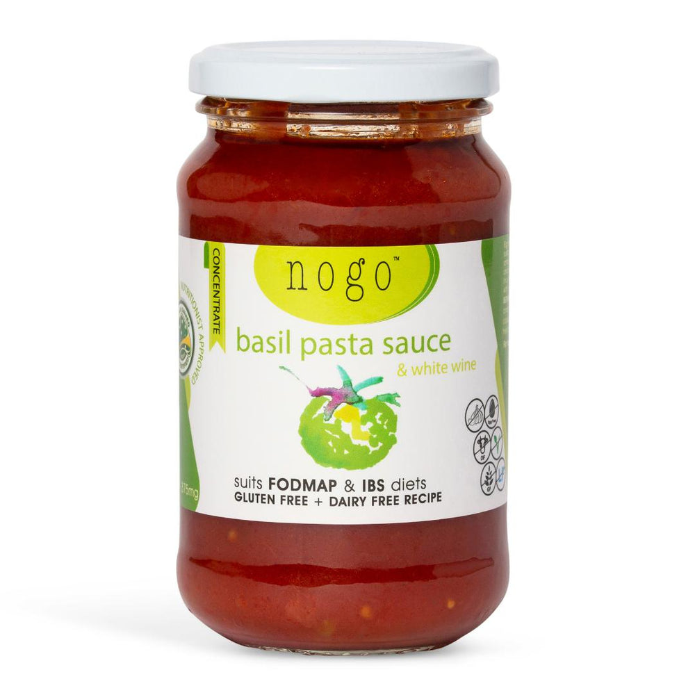 NOGO Sweet Basil and White Wine Pasta Sauce 375ml Foods Online