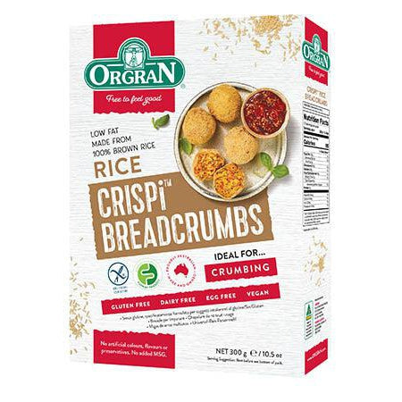 Orgran Crispi Rice Breadcrumbs (300g)-Bread Crumbs-Foods ﻿Online Australia | FodShop