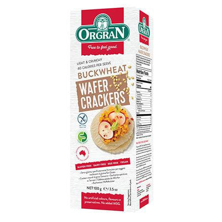 Orgran Multigrain Wafer Crackers with Buckwheat (100g)-Food Crackers-Foods ﻿Online Australia | FodShop