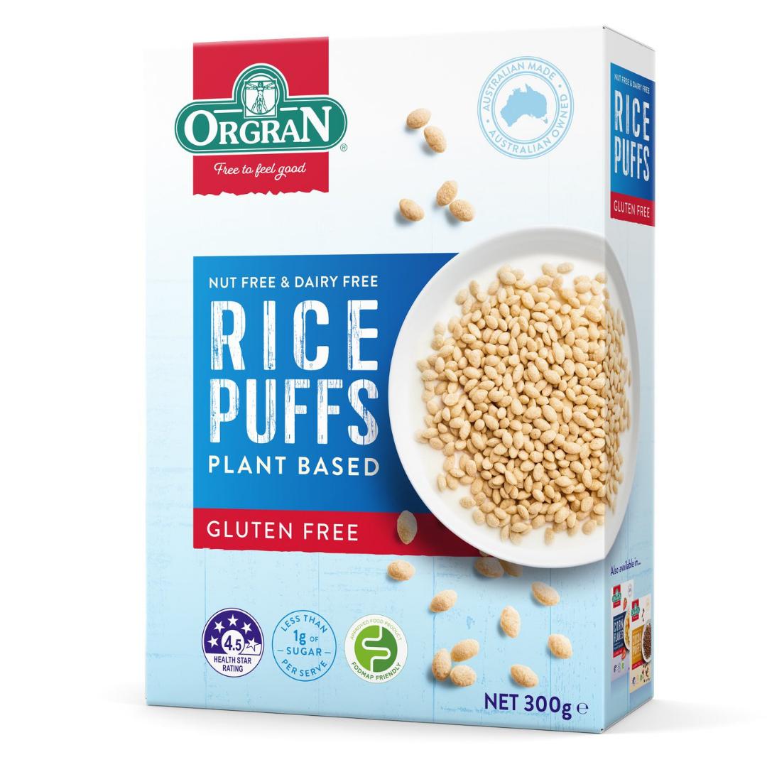 Orgran Rice Puffs (300g)-Cereal & Granola-Foods ﻿Online Australia | FodShop