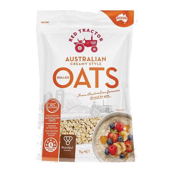 Red Tractor Rolled Oats (1kg) Foods Australia