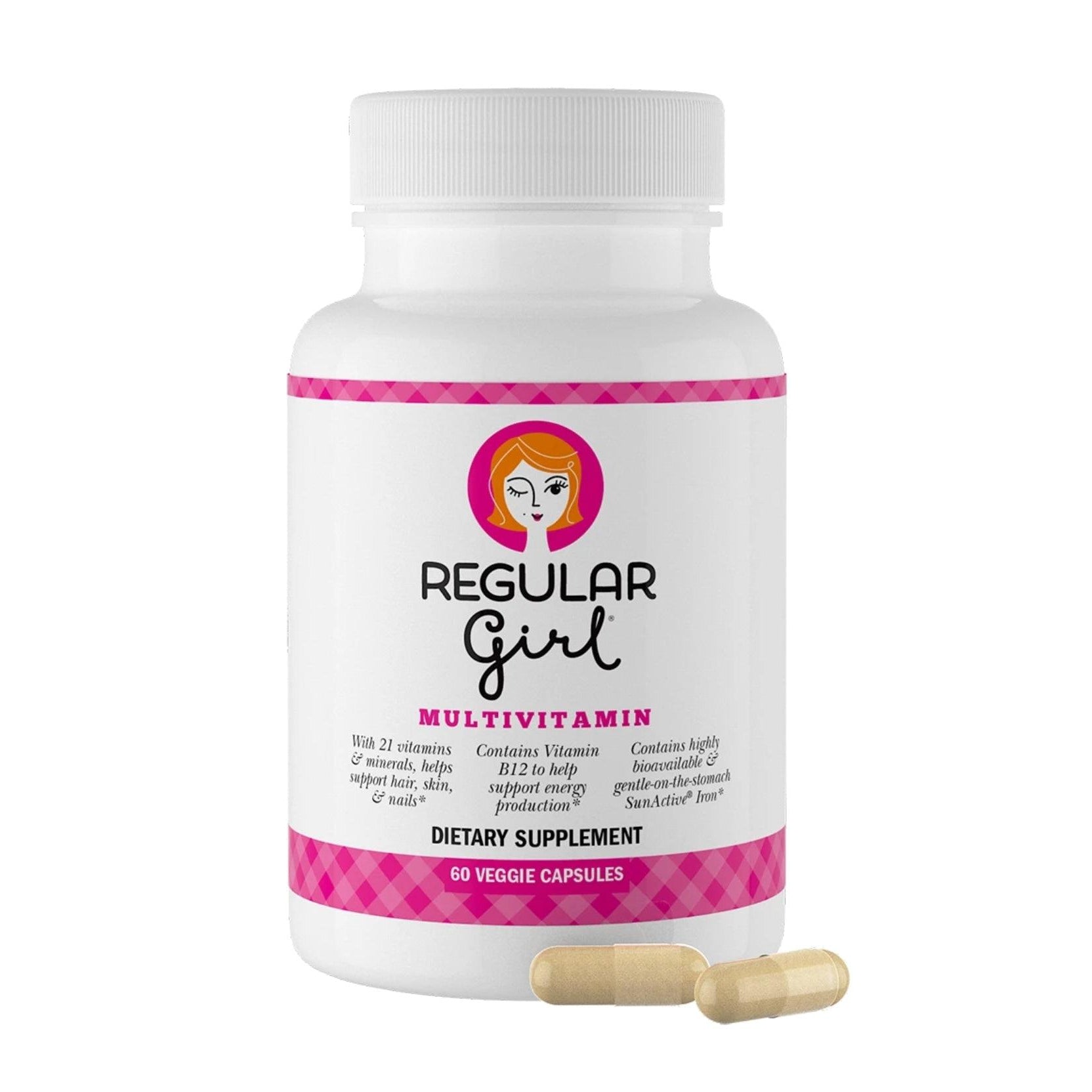 Regular Girl® Low FODMAP Multivitamin (60 Veggie Capsules)-Vitamins & Supplements-Foods ﻿Online Australia | FodShop