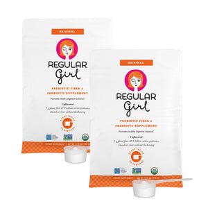 Regular Girl® Original Powder Partially Hydrolysed Guar Gum PHGG + Probiotics - 2 Month Supply (60 Days) - Preorder for Despatch Early December