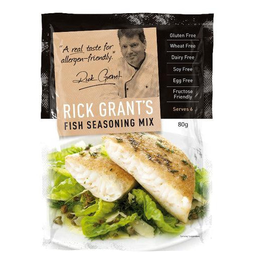 Rick Grant's Fish Seasoning Mix (80g)-Herbs & Spices-Foods ﻿Online Australia | FodShop