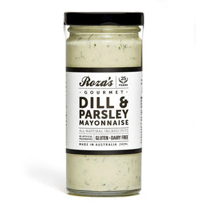 Roza's Gourmet Dill & Parsley Mayonnaise (240ml) REQUIRES REFRIGERATION