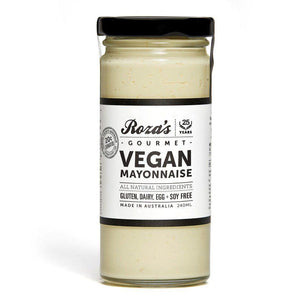 Roza's Gourmet Vegan Mayonnaise (240ml)  REQUIRES REFRIGERATION