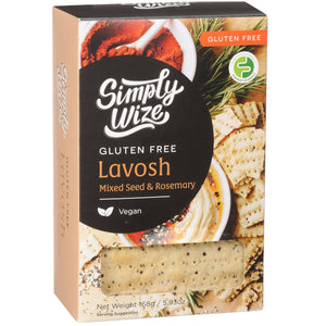 Simply Wize Lavosh Rosemary & Seeds (180g)