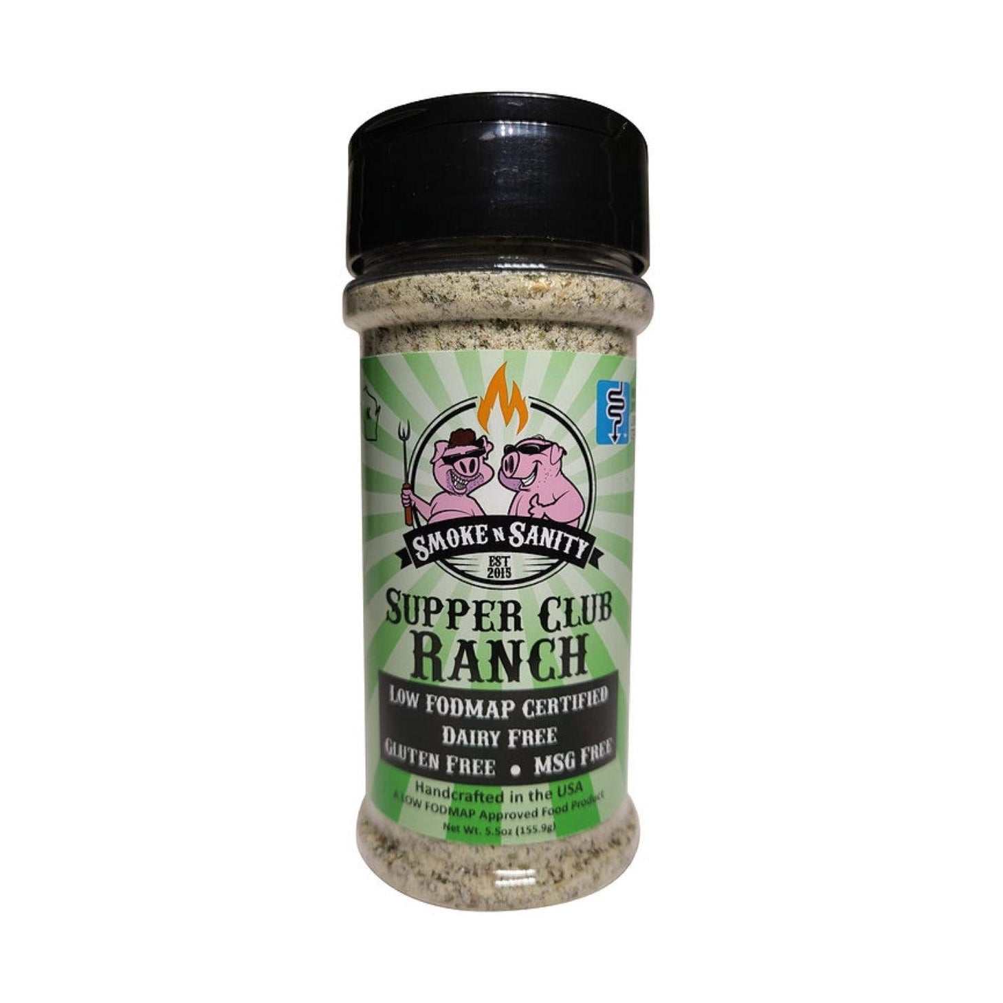 Smoke N' Sanity Supper Club Ranch (156g)-Seasonings & Spices-Foods ﻿Online Australia | FodShop