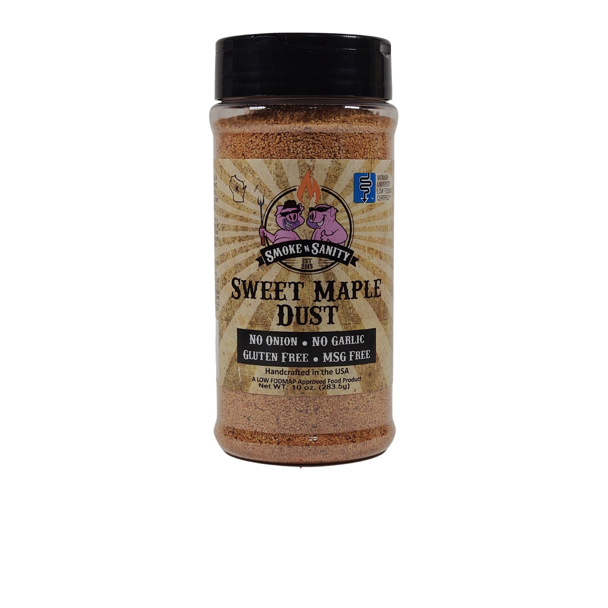 Smoke N' Sanity Sweet Maple Dust - Large Size (285g)-Seasonings & Spices-Foods ﻿Online Australia | FodShop