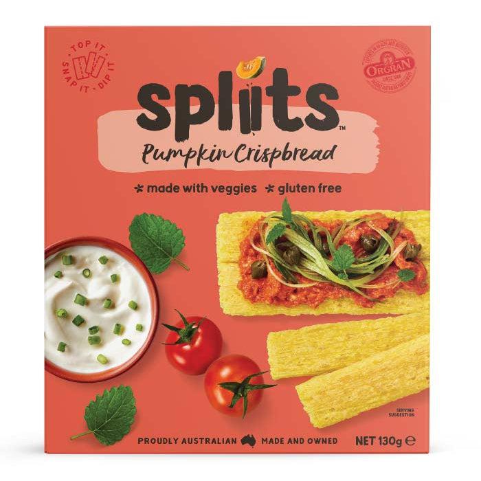 Spliits Pumpkin Crispbread (130g)-Crackers-Foods ﻿Online Australia | FodShop