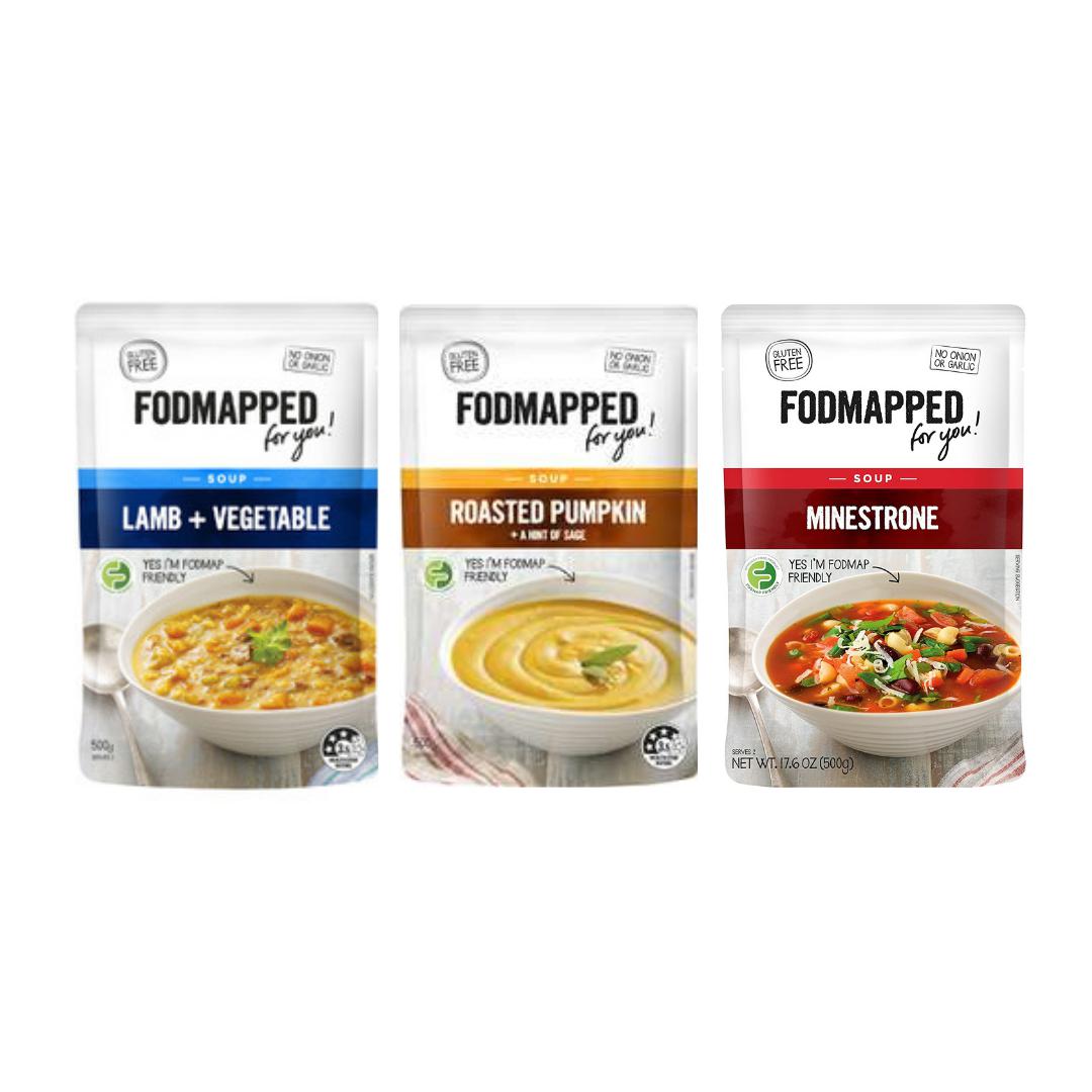 The FODMAPPED For You Soup Trio (1.5kg)-Soups & Broths-Foods ﻿Online Australia | FodShop