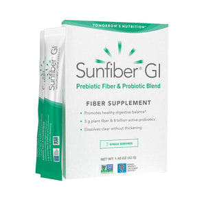 Tomorrow's Nutrition Sunfiber GI Partially Hydrolysed Guar Gum PHGG + Probiotics - 7 Day Stick Pack (42g)