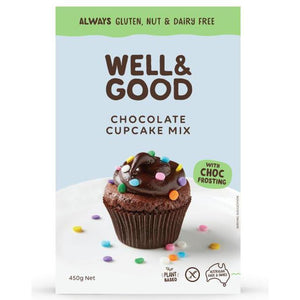 Well & Good Chocolate Cupcake Mix (450g)